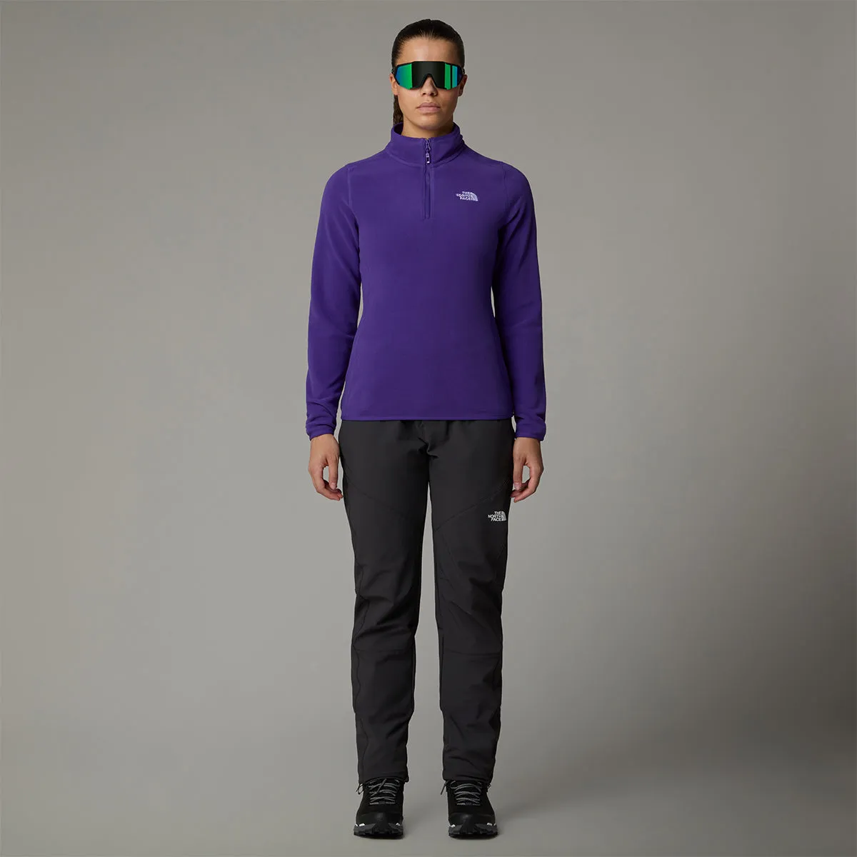 100 Glacier Quarter Zip Fleece - Peak Purple