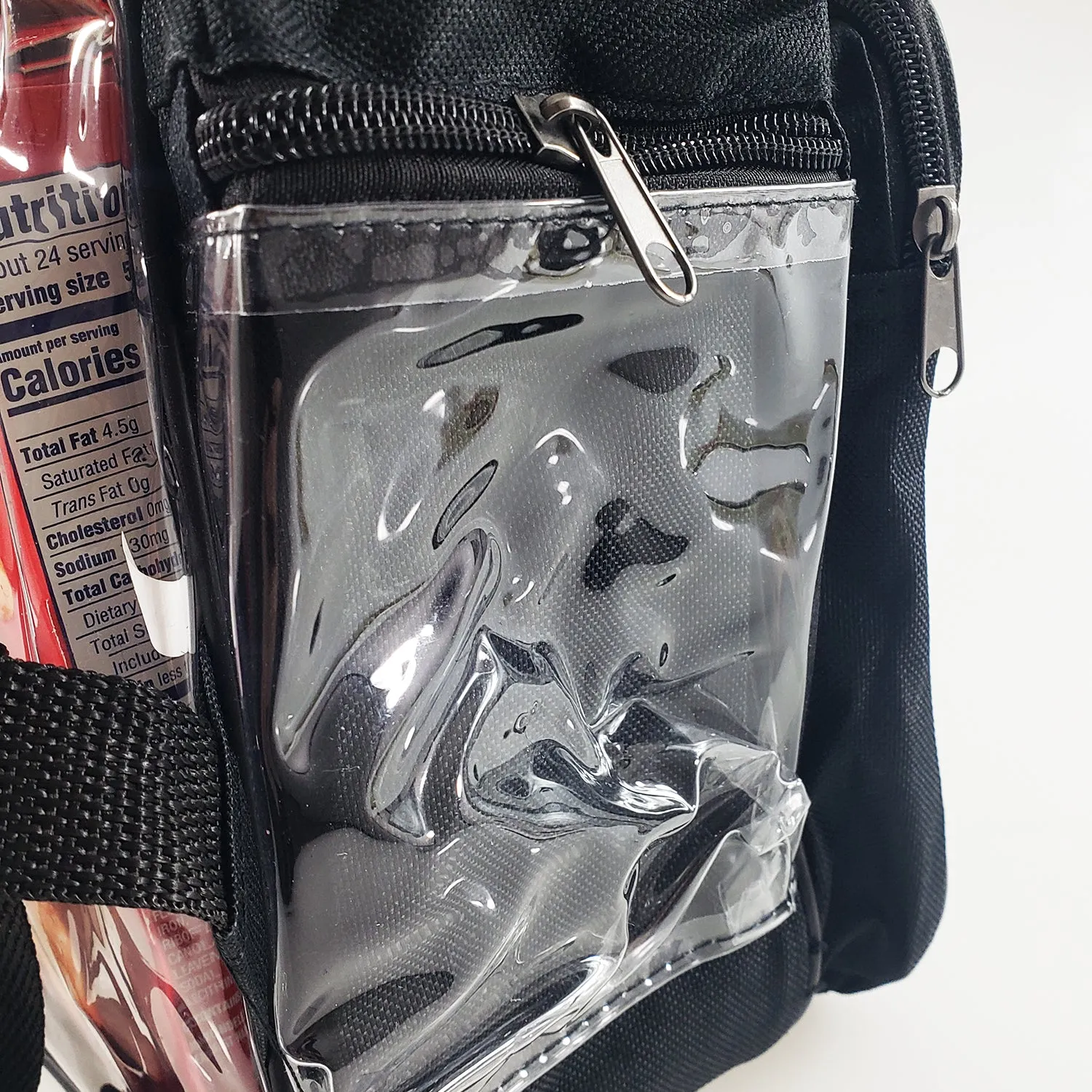 6 ct Heavy Vinyl Polyester Clear Backpack - By Bundle