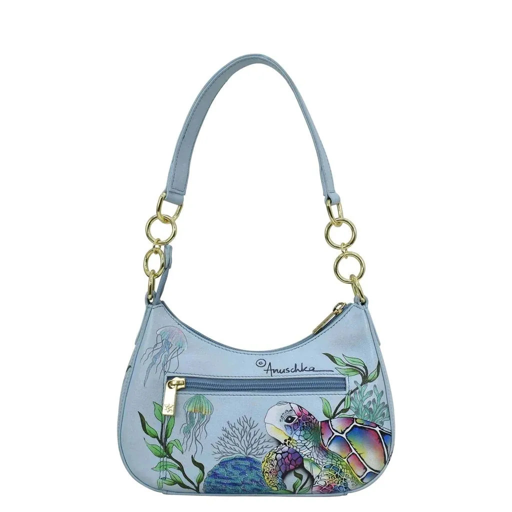 Anuschka Underwater Beauty Hobo Handbag