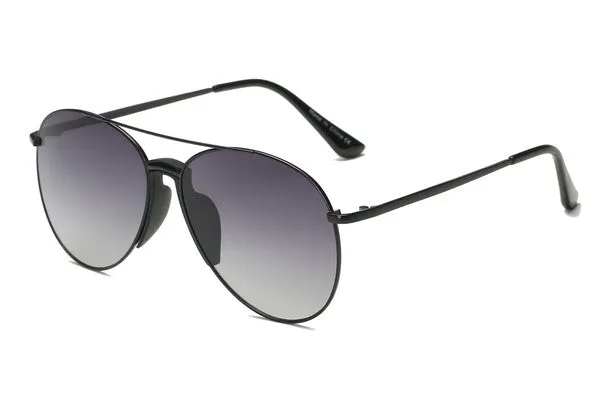 Aviator Sunglasses (With Purple Lenses)