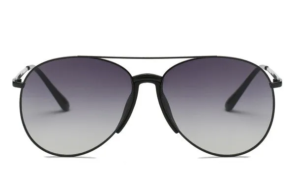 Aviator Sunglasses (With Purple Lenses)