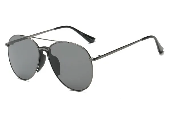 Aviator Sunglasses (With Purple Lenses)