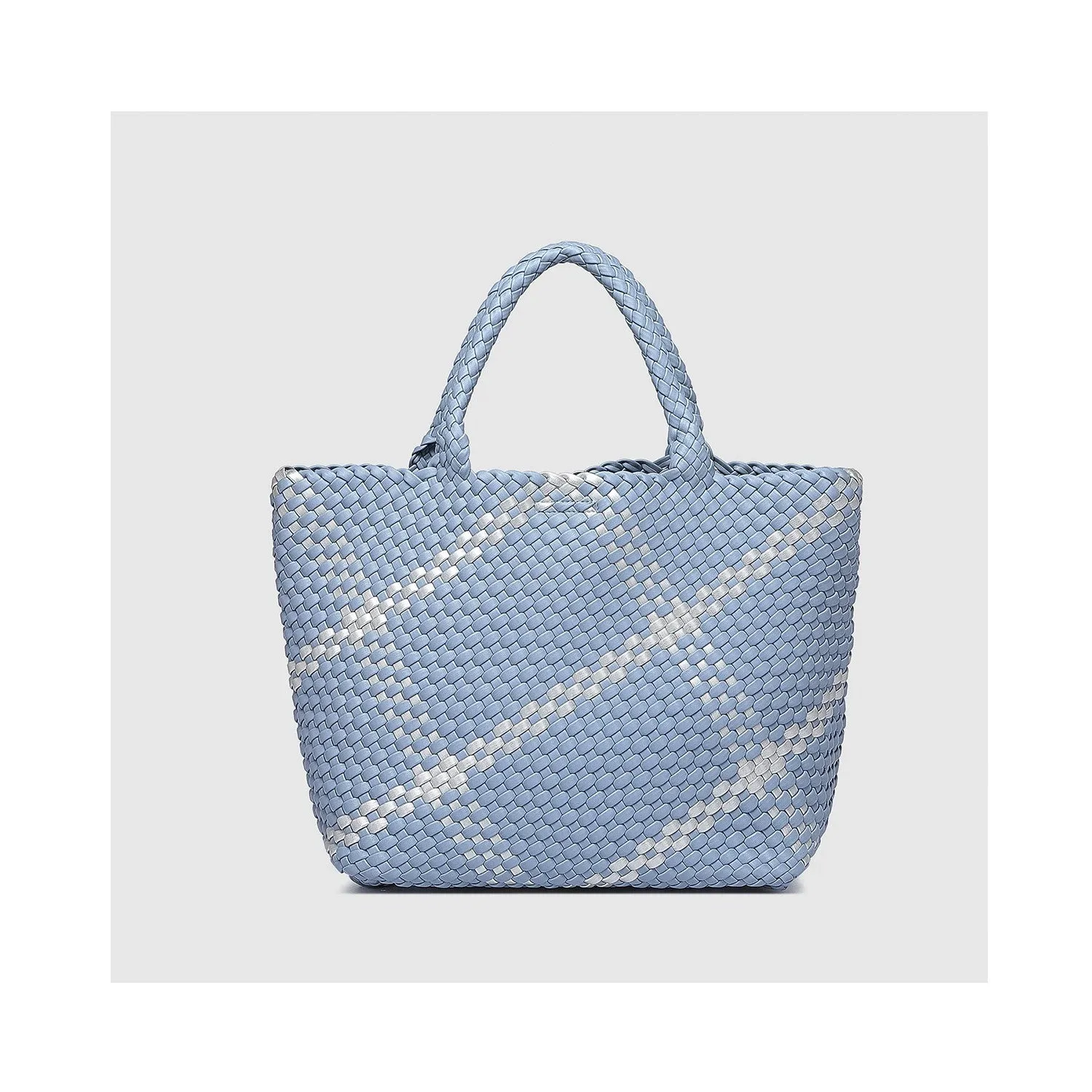 Bag Cruiser Woven Tote - Chambray Silver