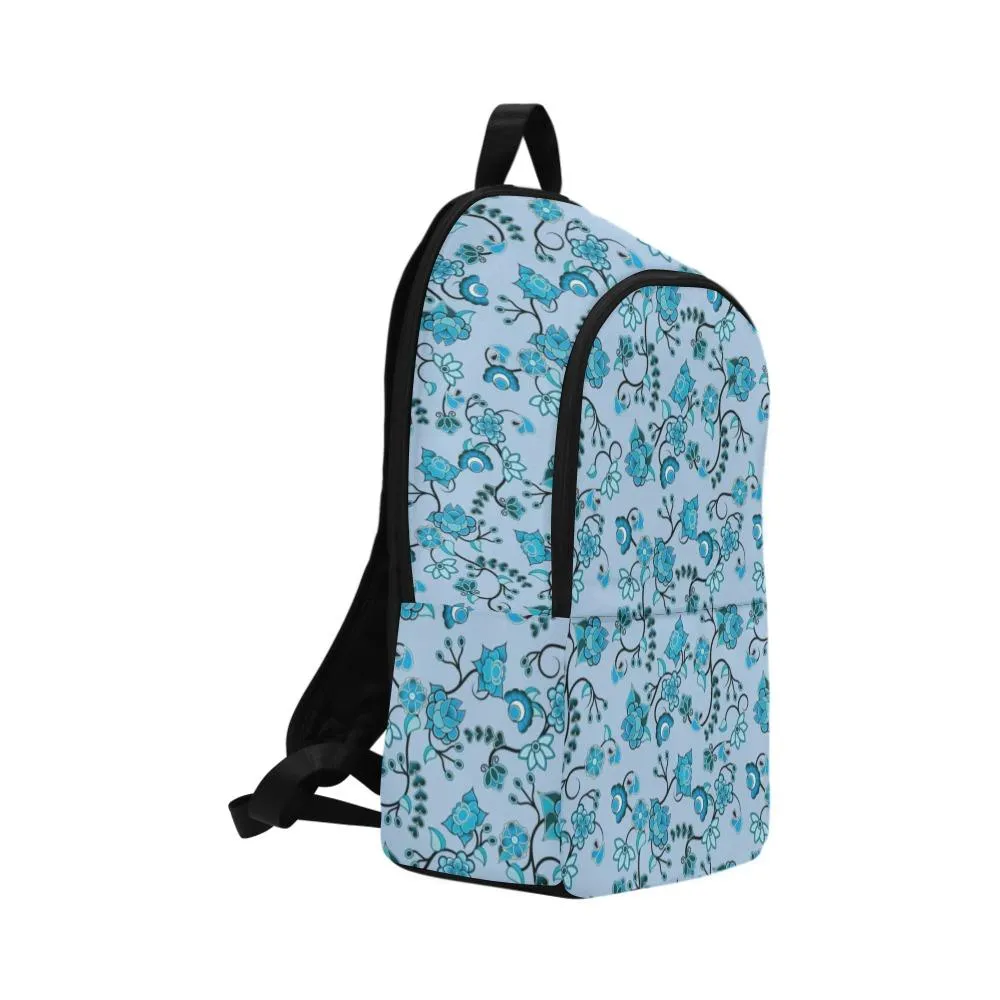 Blue Floral Amour Backpack for Adult