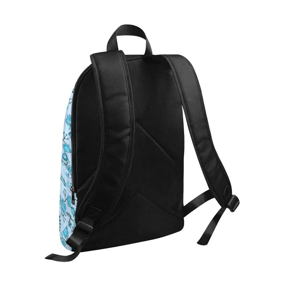 Blue Floral Amour Backpack for Adult