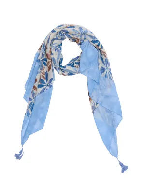 Blue Flowers Scarf