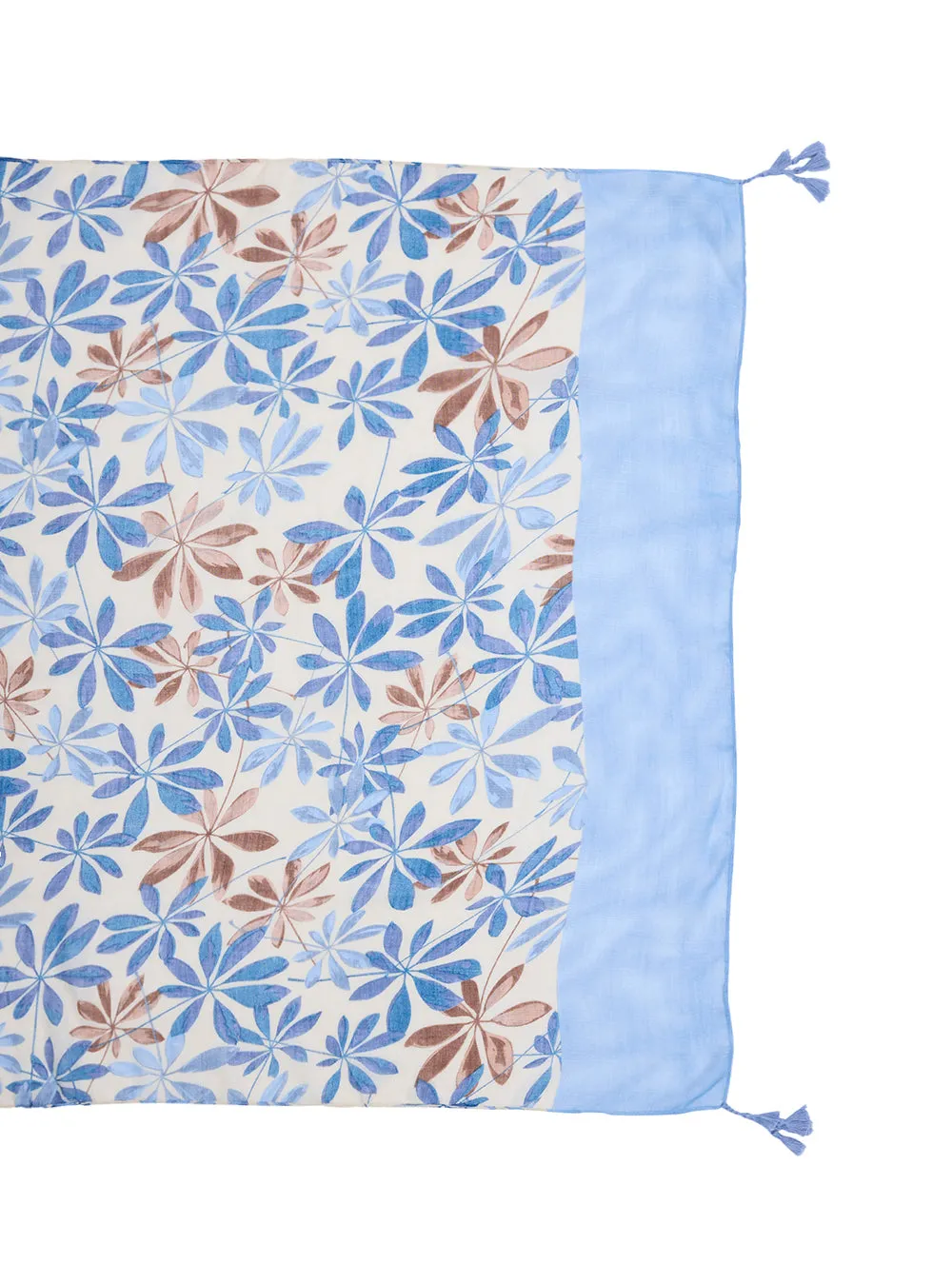 Blue Flowers Scarf