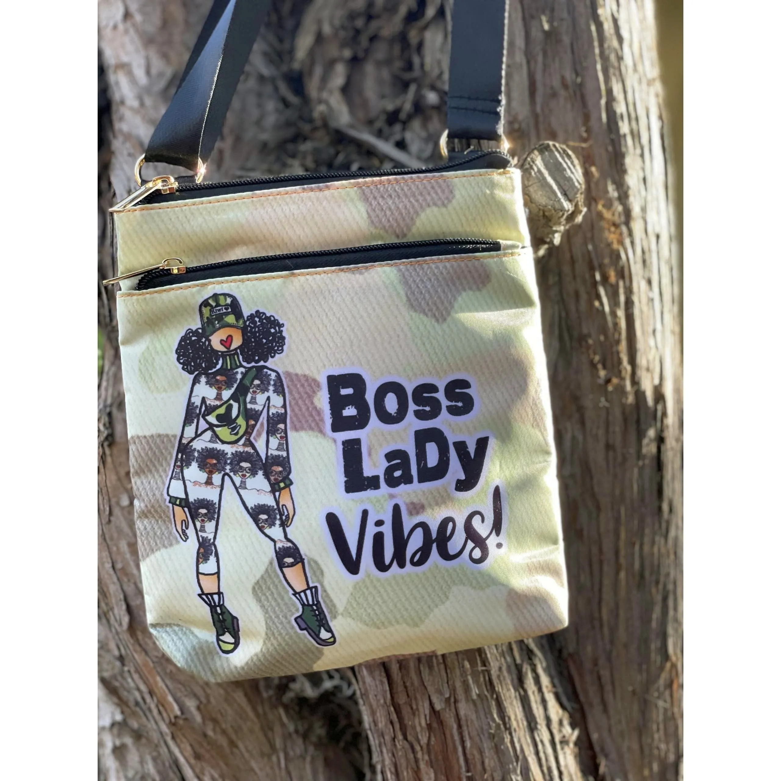 Boss Lady Vibes Crossbody Travel Purse