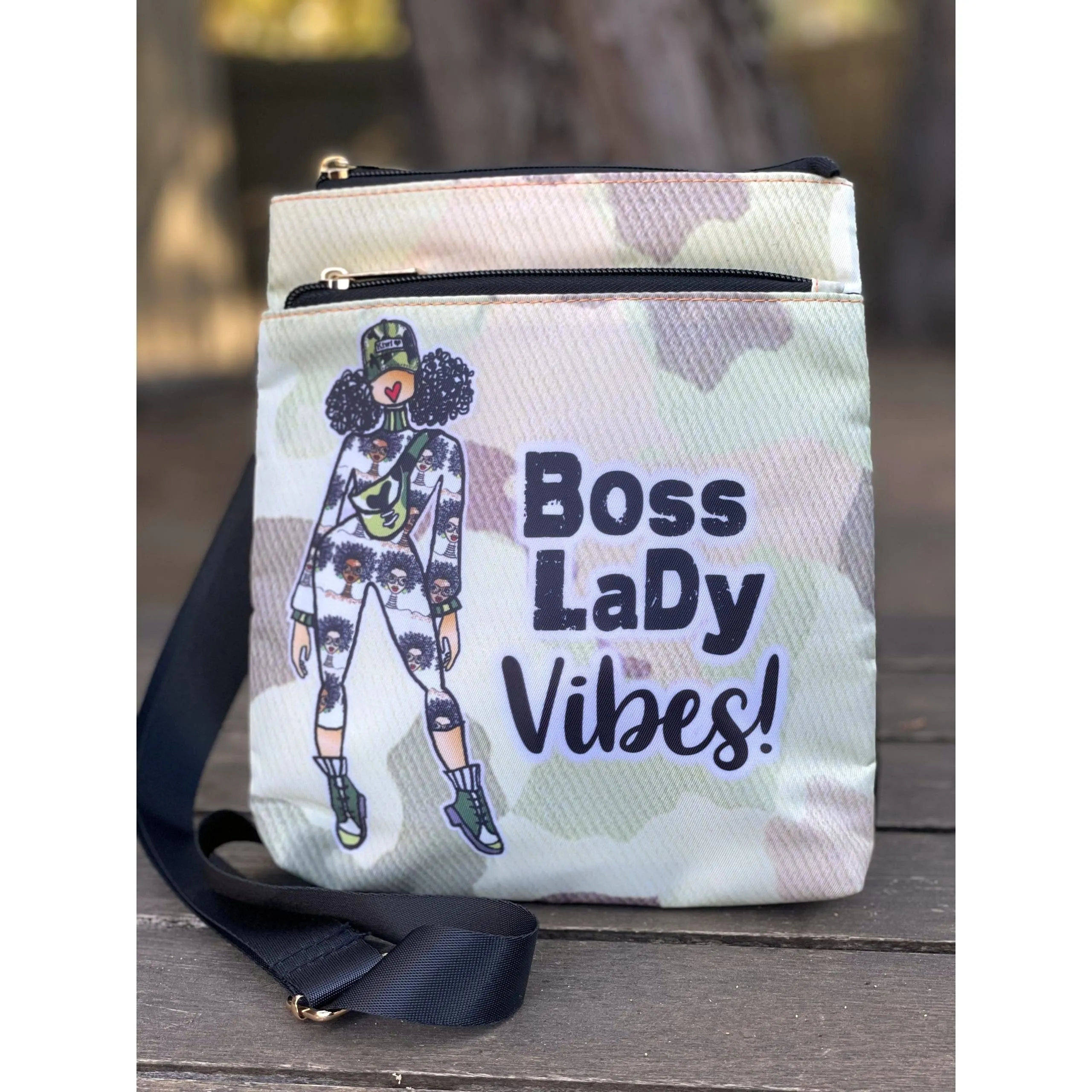 Boss Lady Vibes Crossbody Travel Purse