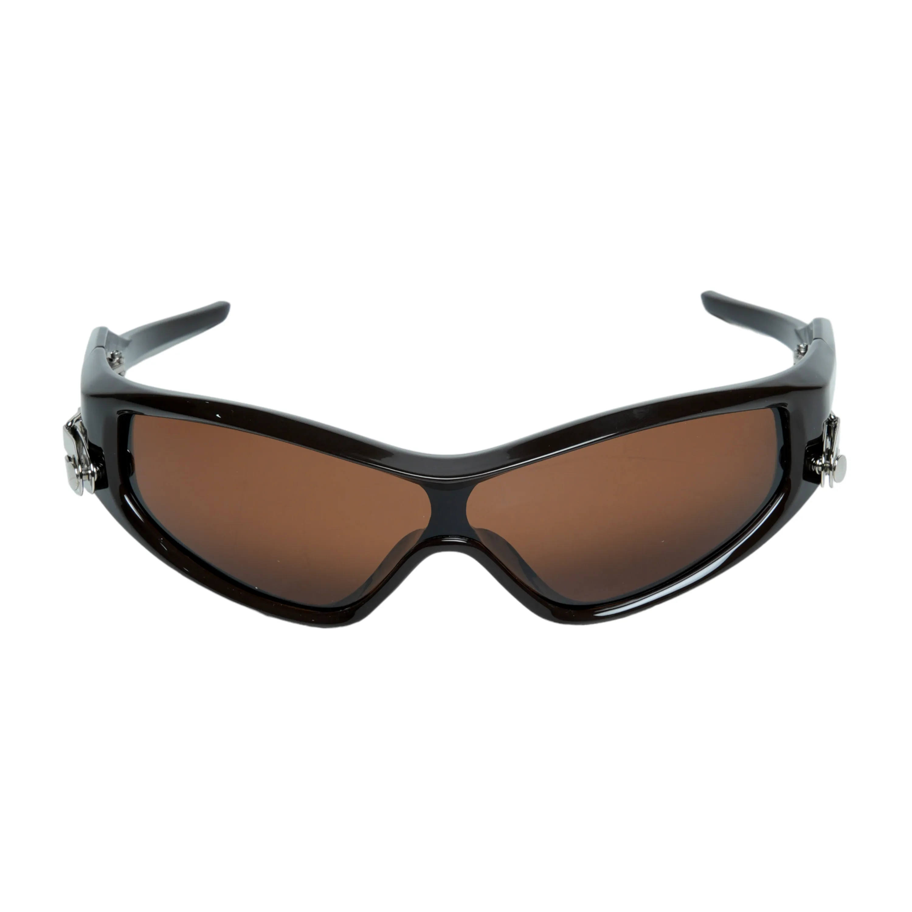 Chokore Retro Urban Chic Sporty Sunglasses (Brown & Black)