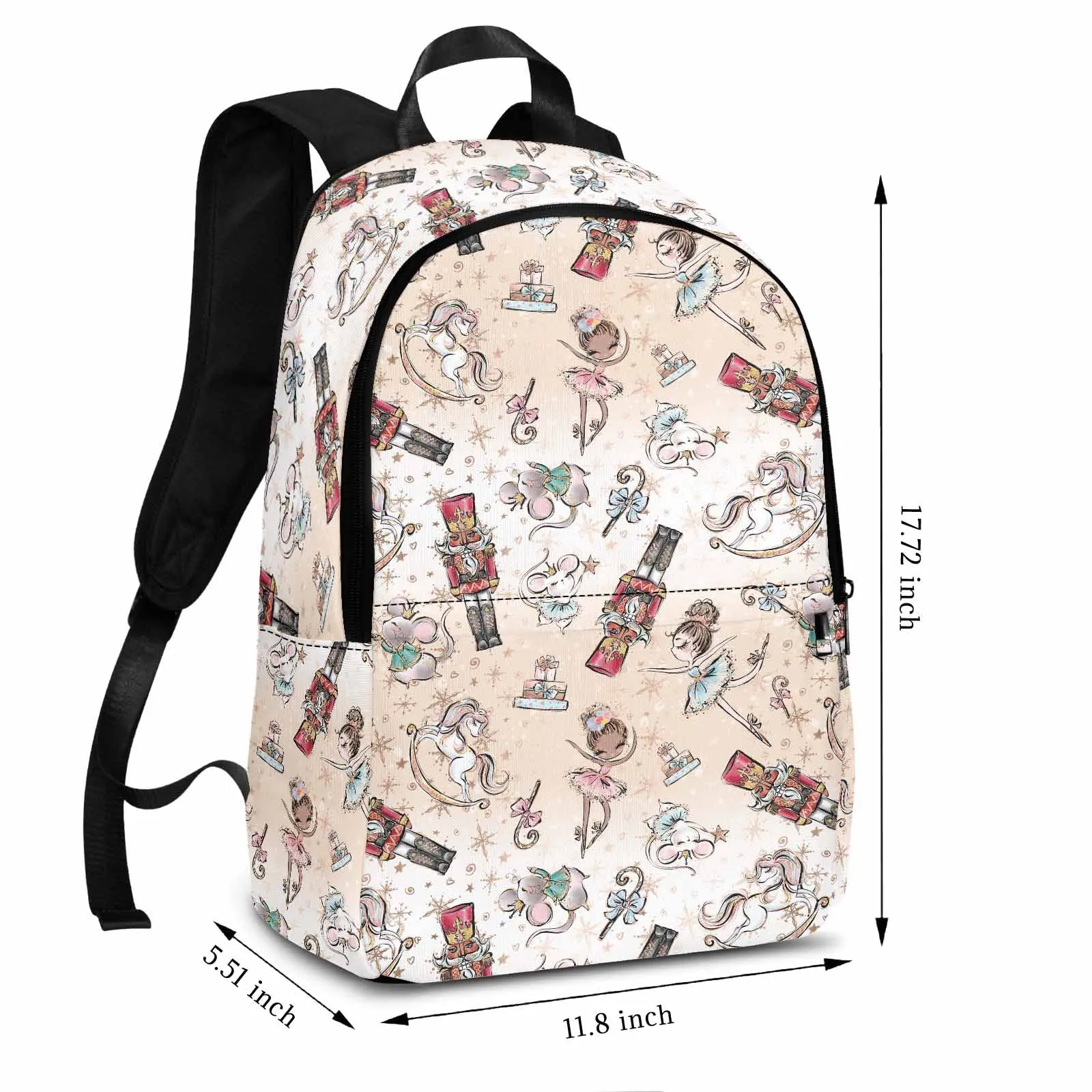 Christmas Nutcracker Adult Casual Backpack