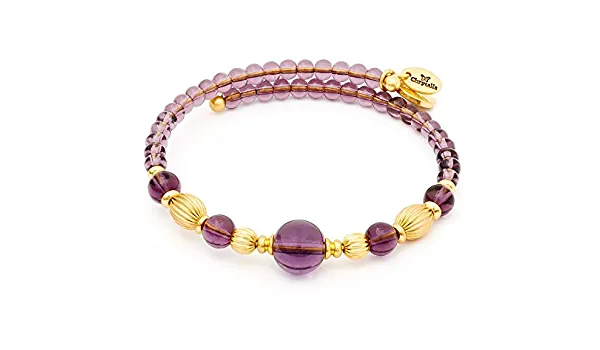 Chrysalis Summer Purple Gaia Wrap Bangle