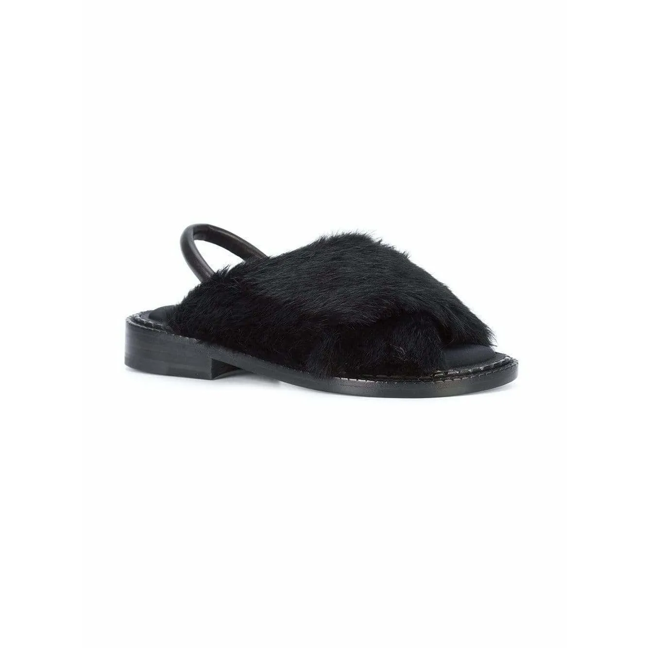 Clergerie Fur Sandals