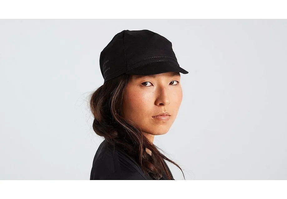 COTTON CYCLING CAP BLK OSFA