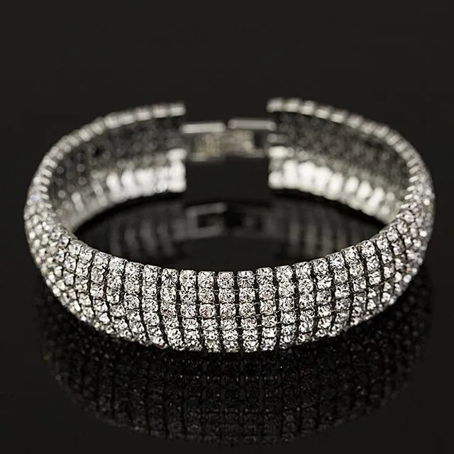 Crystal Rhinestone Jewelry Bracelets