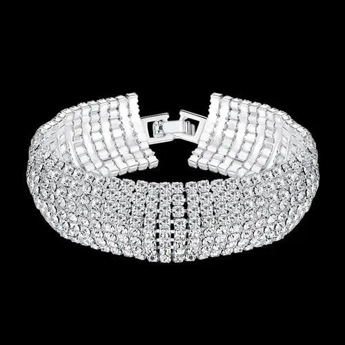 Crystal Rhinestone Jewelry Bracelets