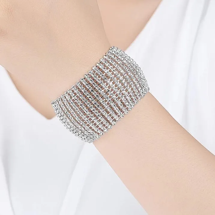 Crystal Rhinestone Jewelry Bracelets