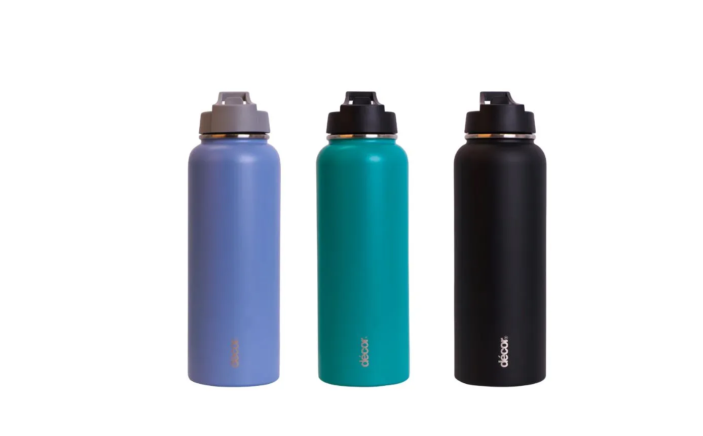 Décor Flip Active Stainless Steel Bottle 1.1L