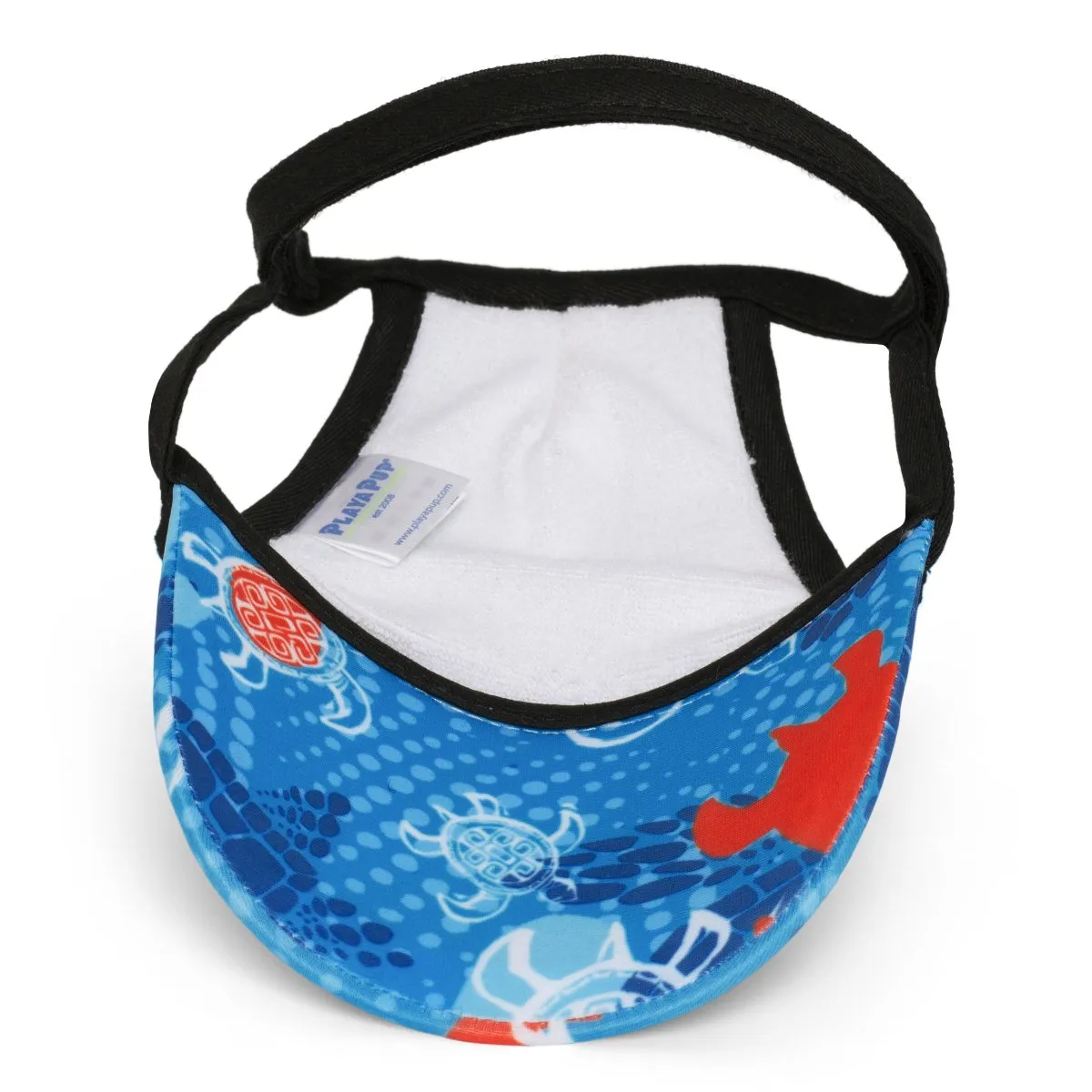 Dog Visor - Flaming Blue Tuga