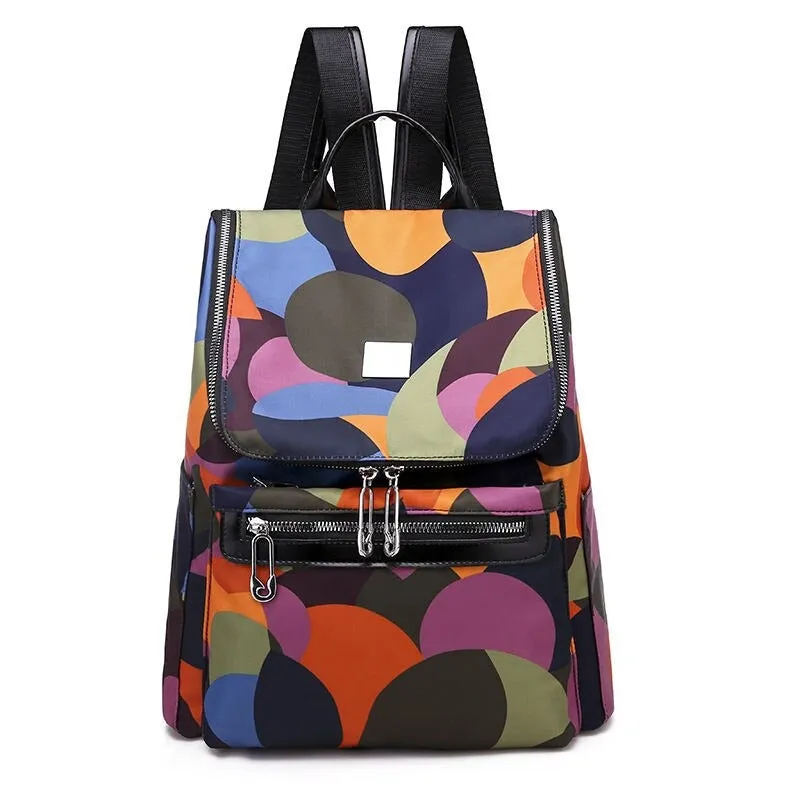 Fashion Print Travel Backpacks For Women