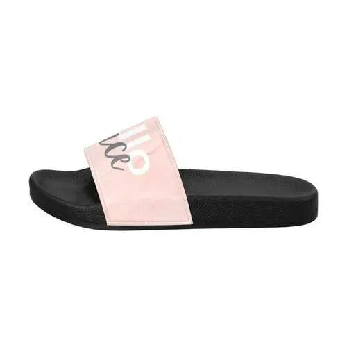 Flip-Flop Sandals, Peace Marble Hello Peace Style Women's Slides