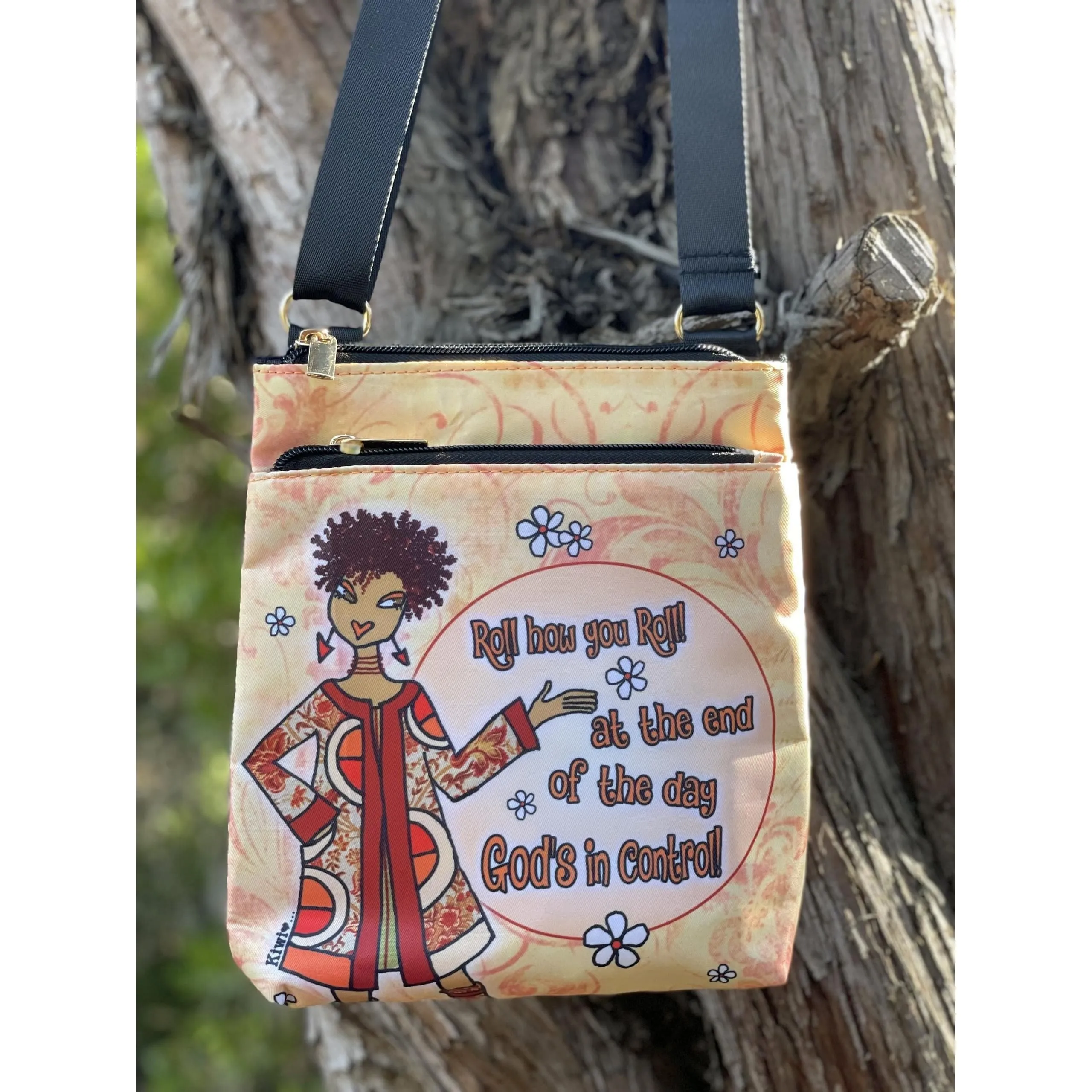 God's in Control Crossbody Travel Purse