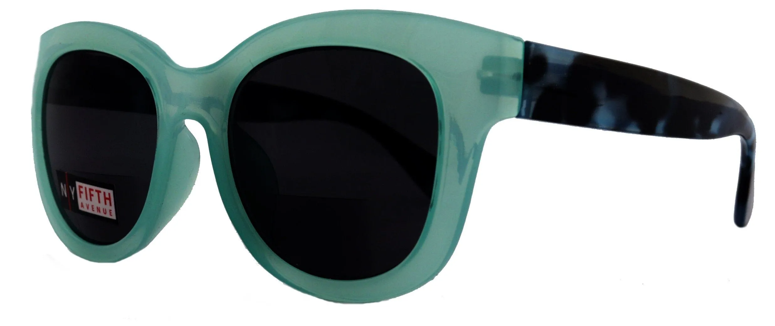 Greenville, High-End Line Bifocal (Clear On Top) Reading Sunglasses for Women OR Non-Bifocal Readers Sunglasses (Turquoise, Green) NY Fifth Avenue