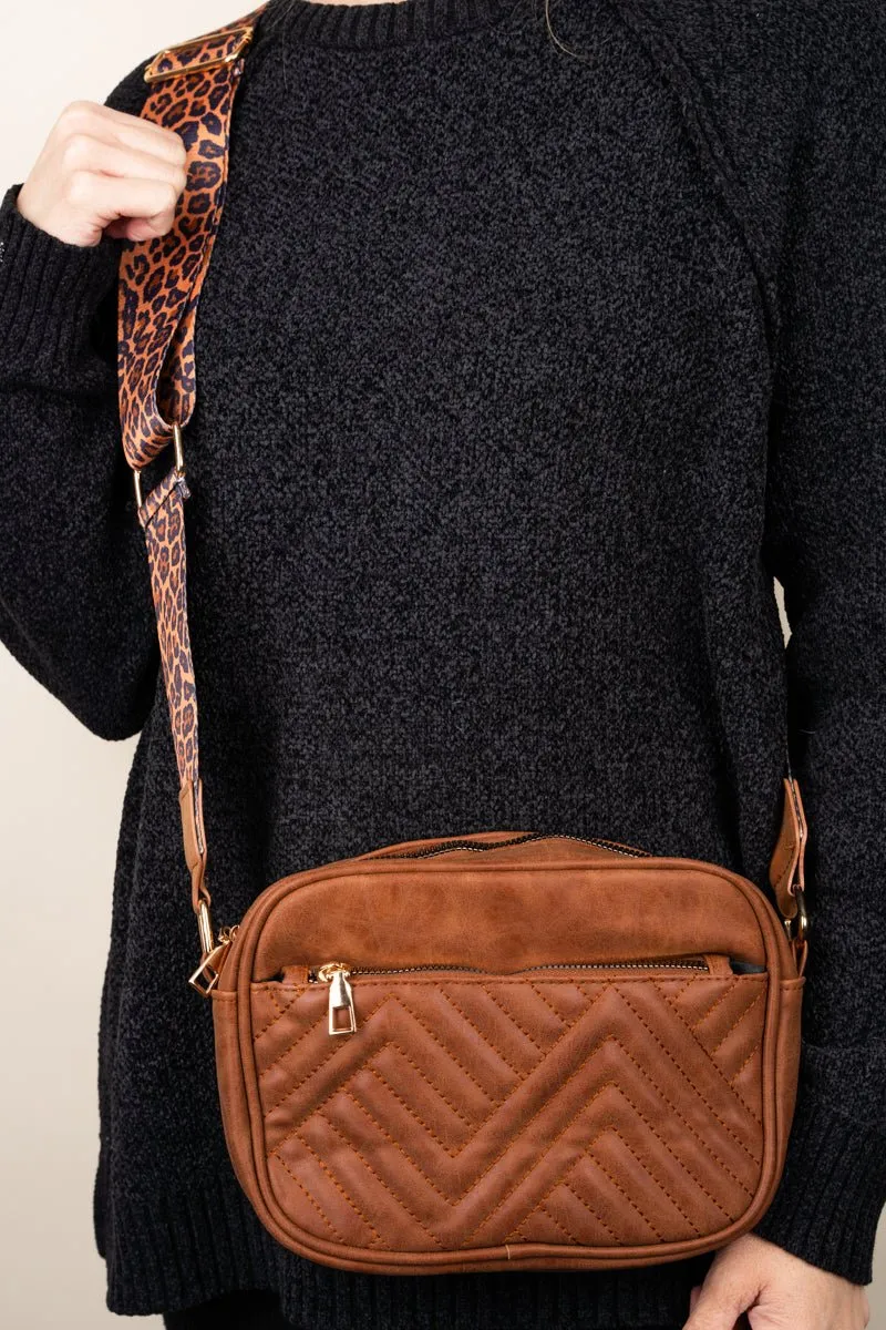 Guitar Strap Brown Dani Crossbody