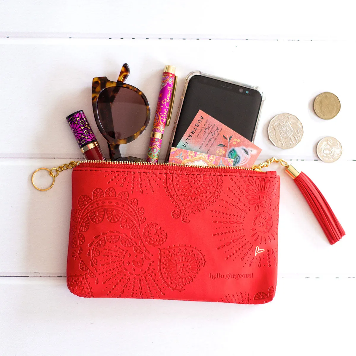 Hello Gorgeous Essentials Purse - Scarlet