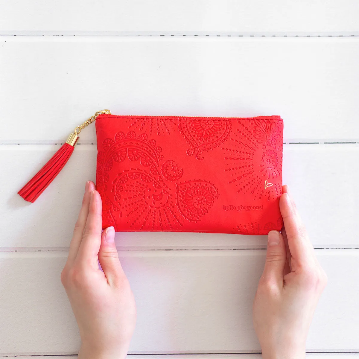 Hello Gorgeous Essentials Purse - Scarlet