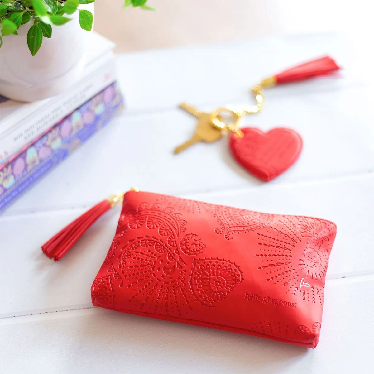 Hello Gorgeous Essentials Purse - Scarlet