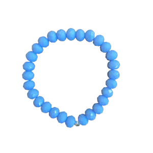 Hyacinth AB Faceted Rondelle 8mm Bracelet