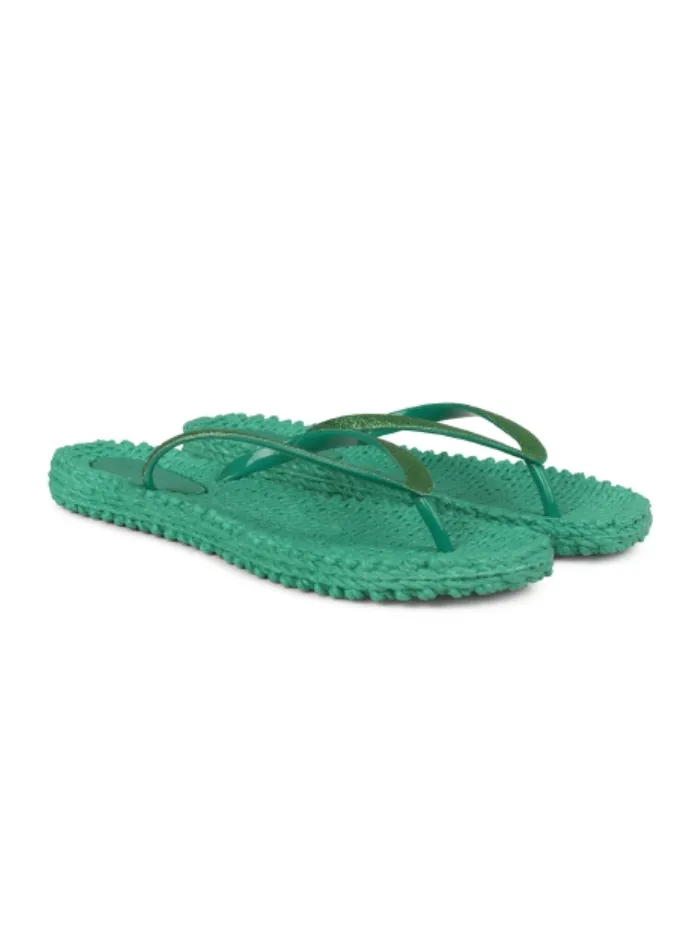 Ilse Jacobsen T Flip Flops With Glitter Cheerful 01 Emerald Green (North Green)