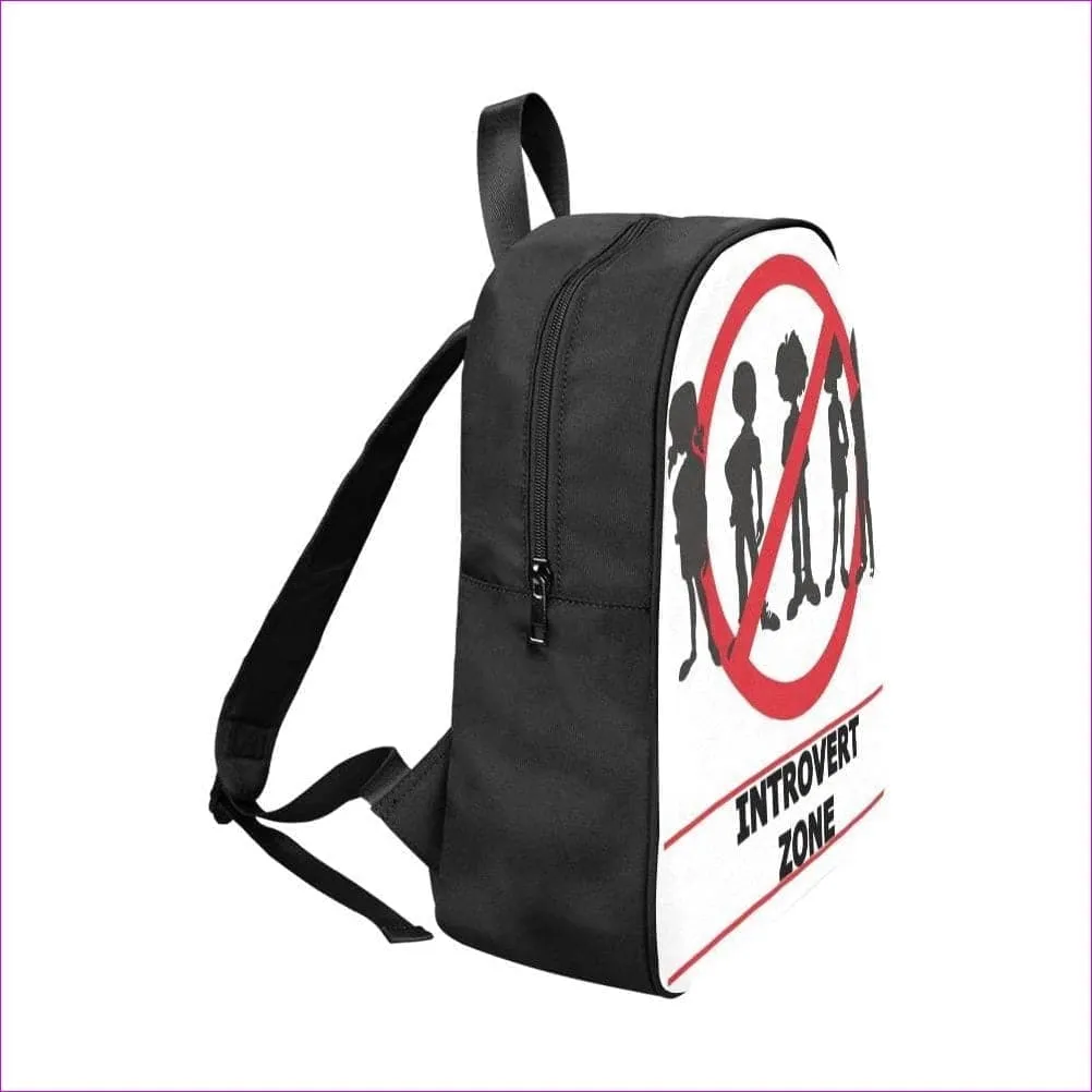 Introvert Zone Canvas Backpack