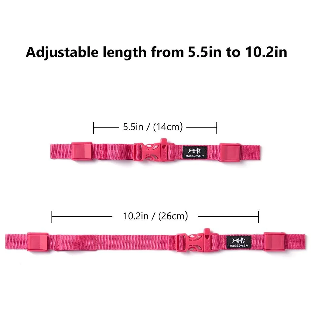 Kids' Adjustable Chest Strap For Backpack With Buckle, 2-Pack