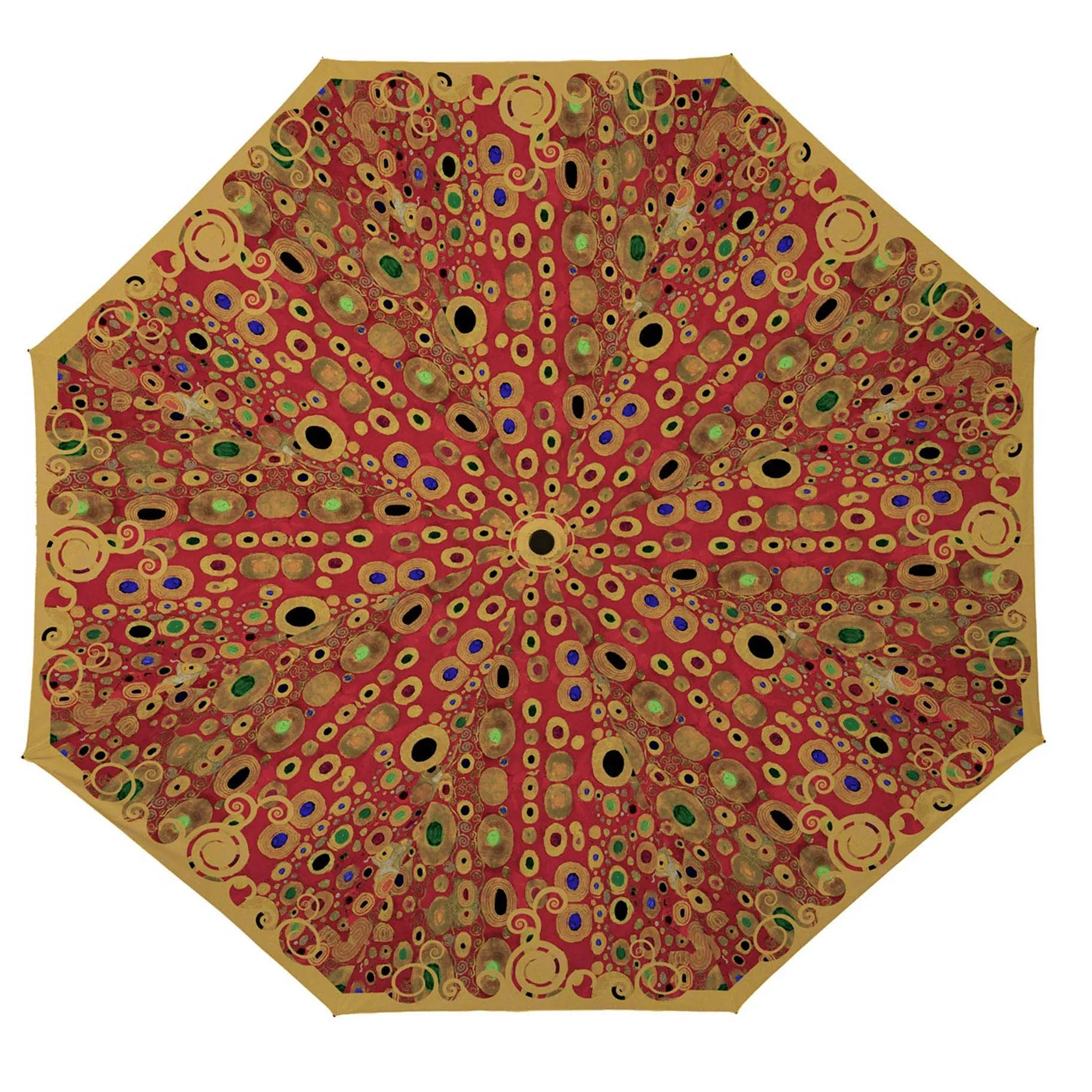 Klimt "Hope II" Red Reverse Umbrella