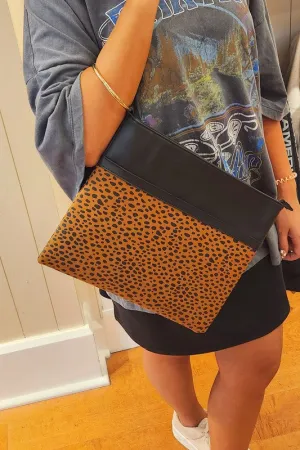 Leopard Clutch