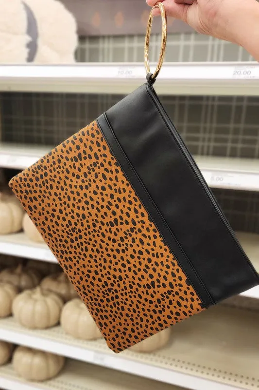 Leopard Clutch