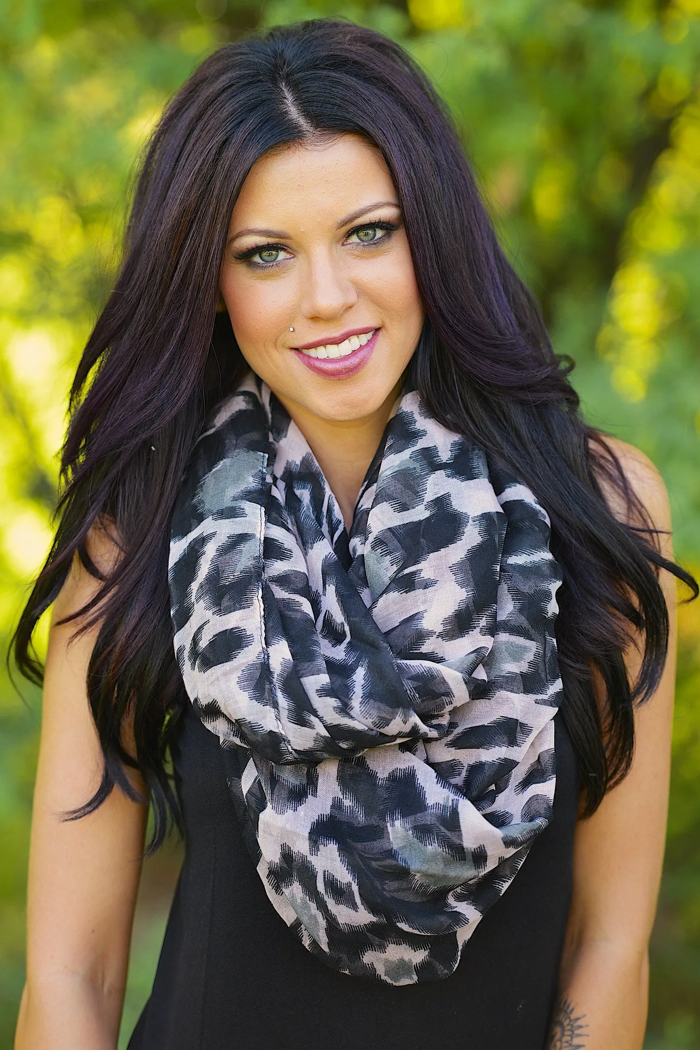 Leopard On The Loose Infinity Scarves