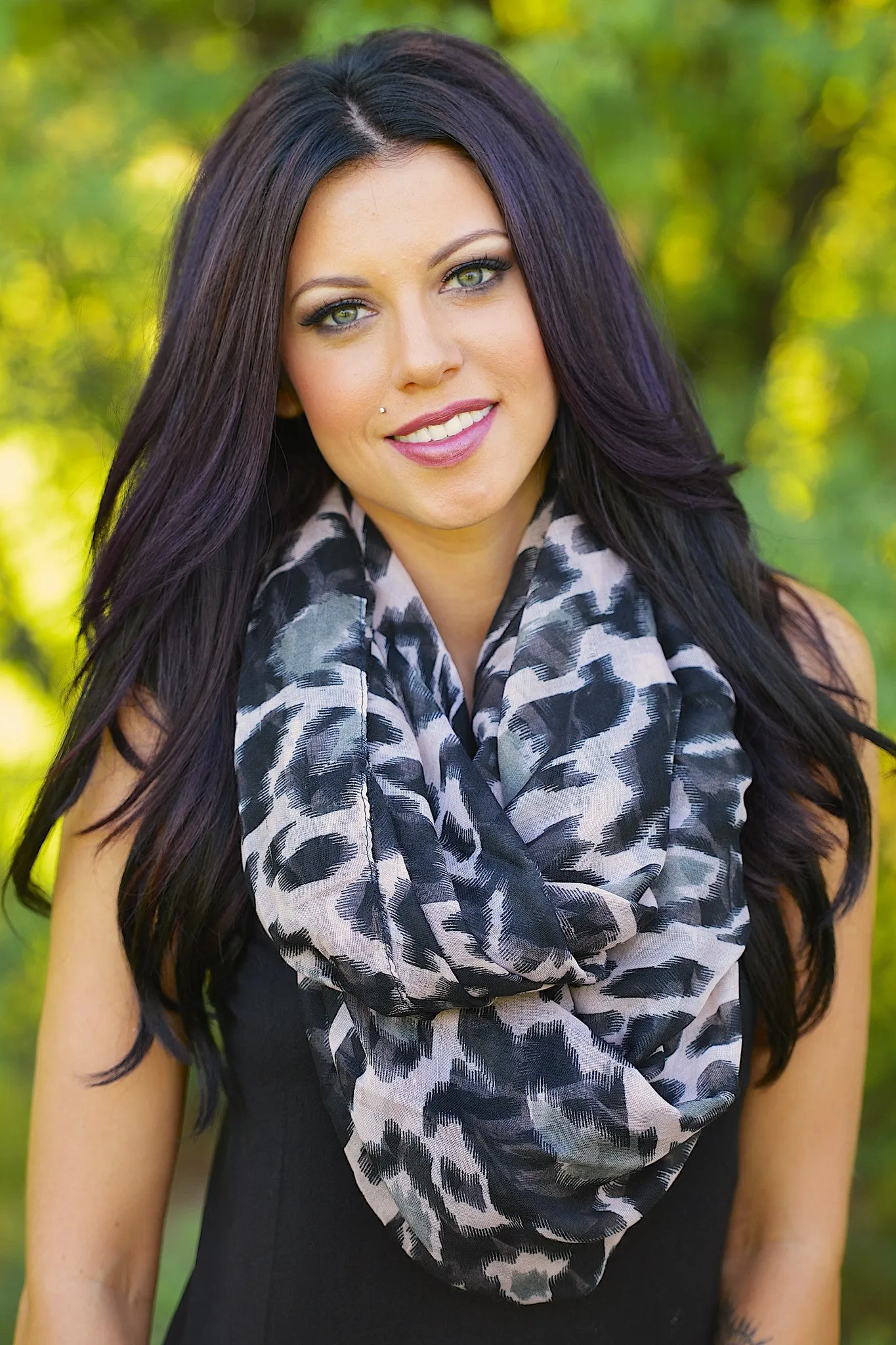 Leopard On The Loose Infinity Scarves