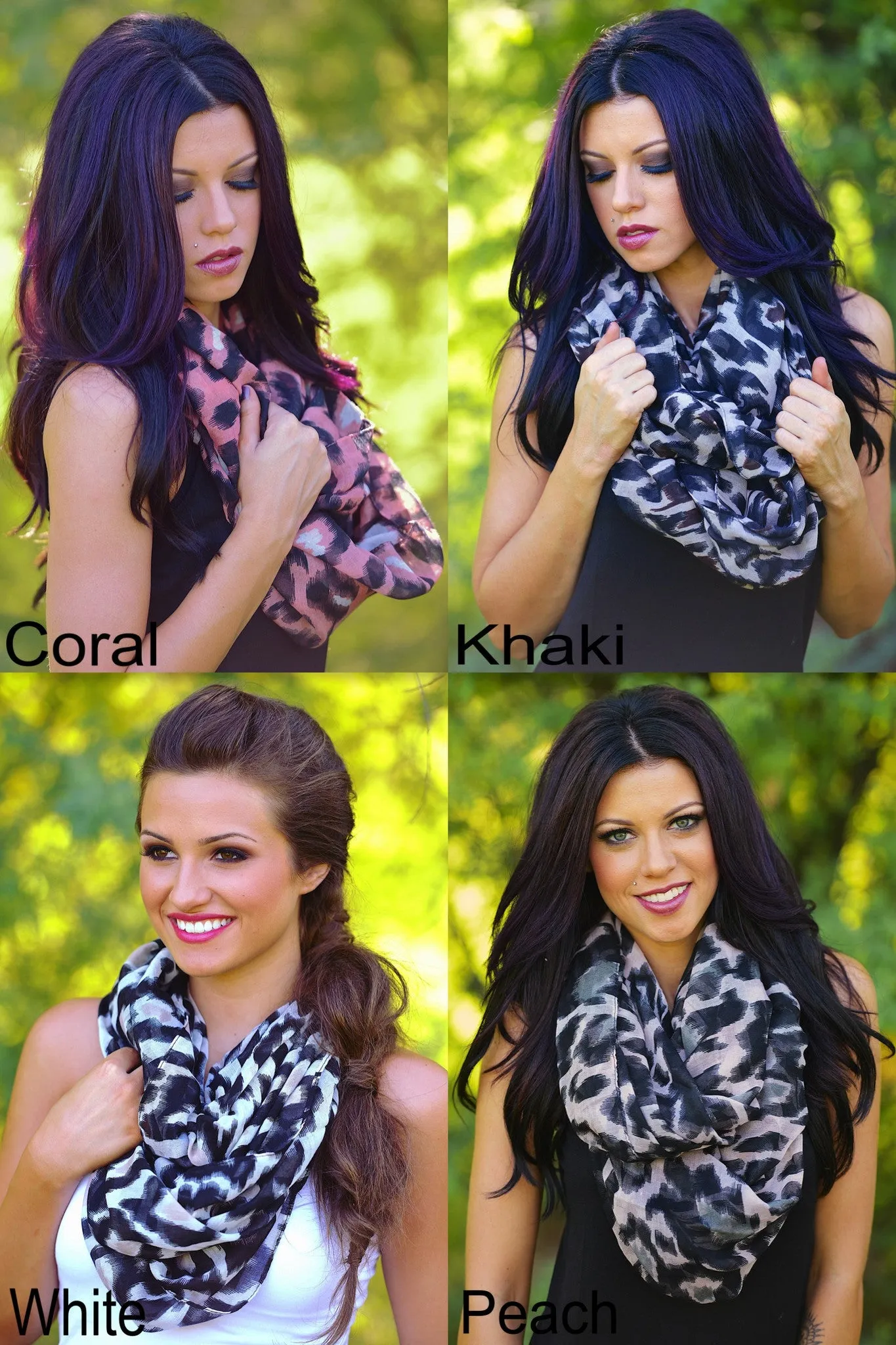 Leopard On The Loose Infinity Scarves