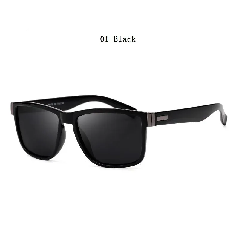 Luxury Men Women Driving Polarized Sunglasses Fashion Brand Designer Square Vintage Fishing Anti glare Sun Glasses UV400 Eyewear