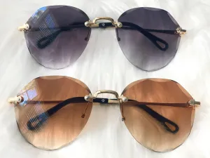 Luxury Rimless Sunglasses