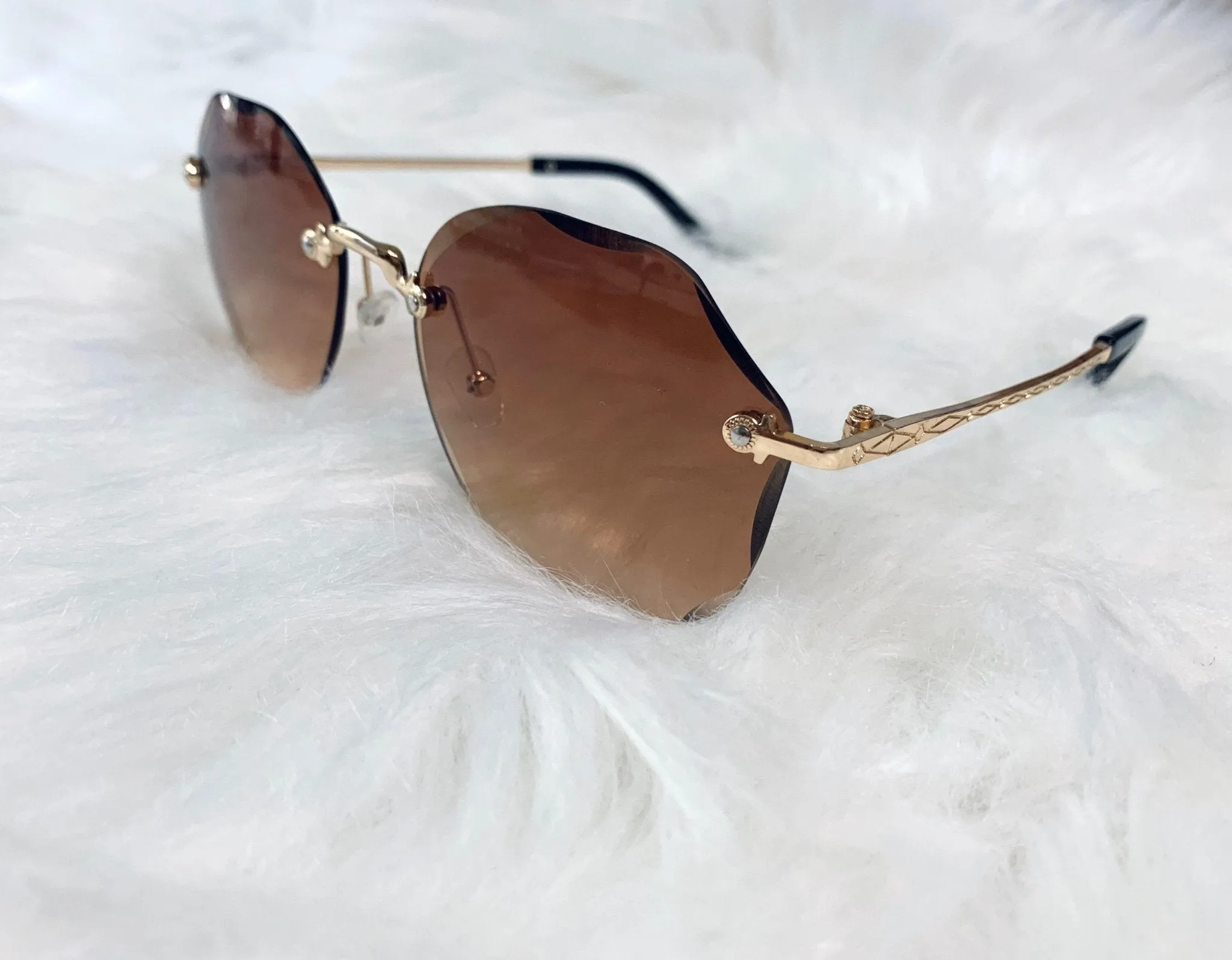 Luxury Rimless Sunglasses