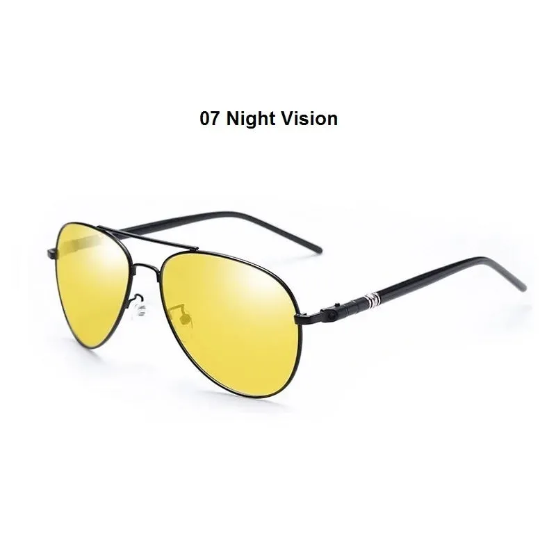 Men Women Brand Designer Male Vintage Black Pilot Sunglasses