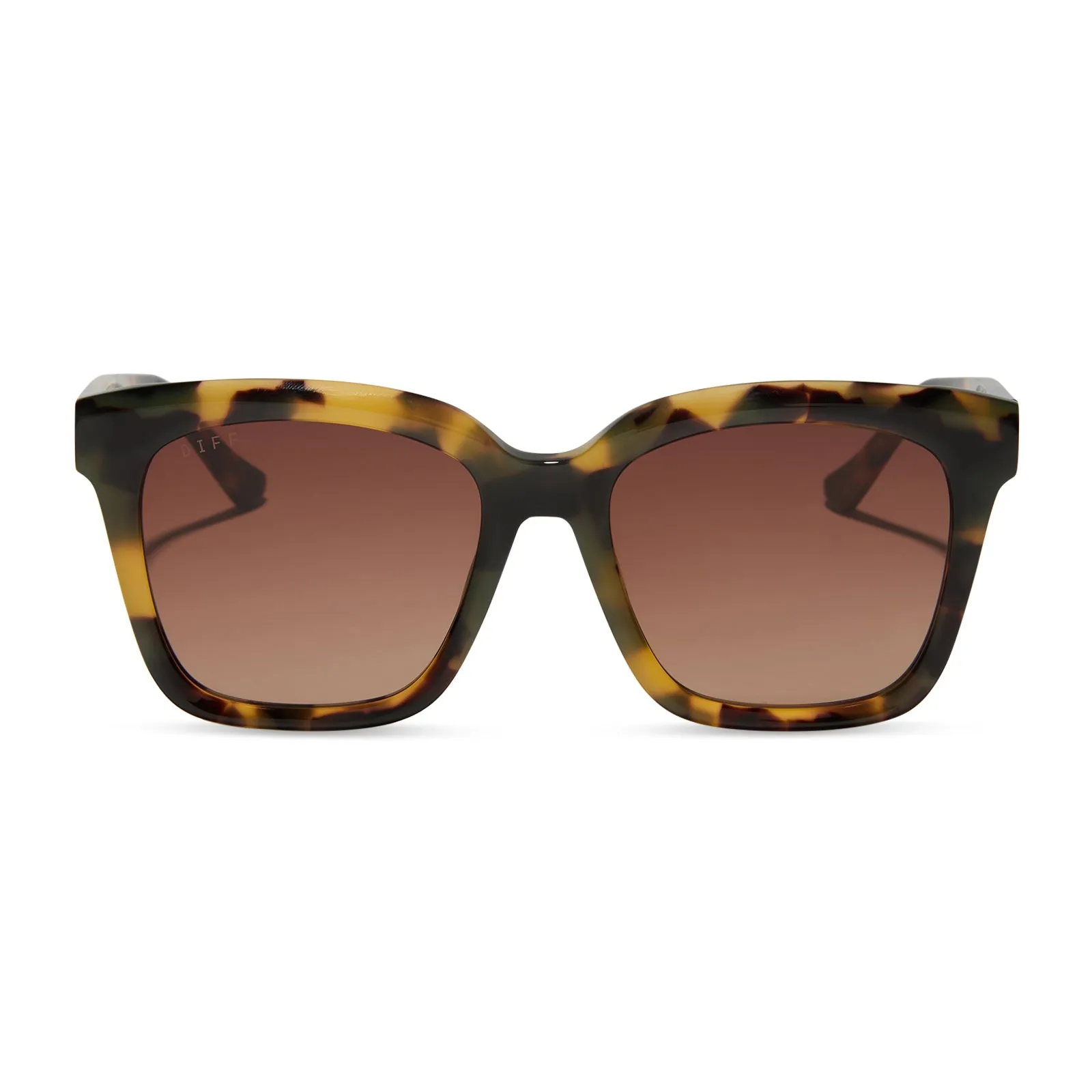 MEREDITH - BROWN KOMBU   BROWN GRADIENT SUNGLASSES