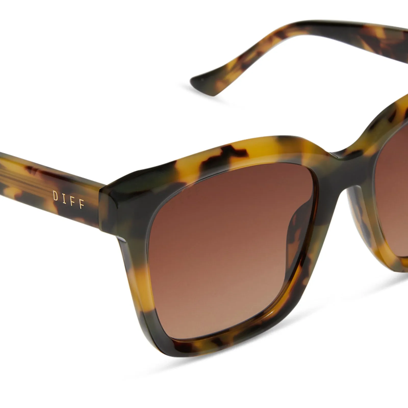 MEREDITH - BROWN KOMBU   BROWN GRADIENT SUNGLASSES