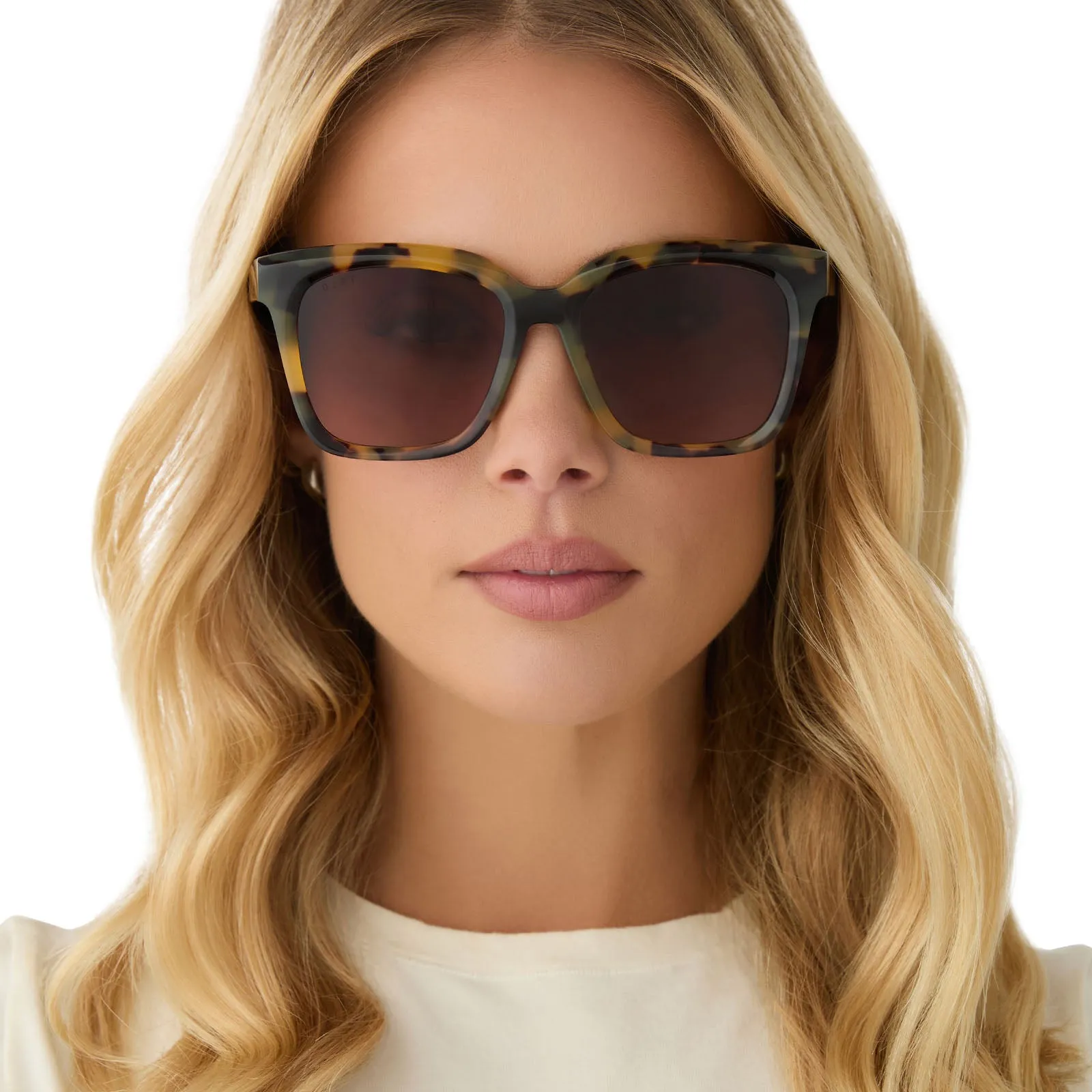 MEREDITH - BROWN KOMBU   BROWN GRADIENT SUNGLASSES