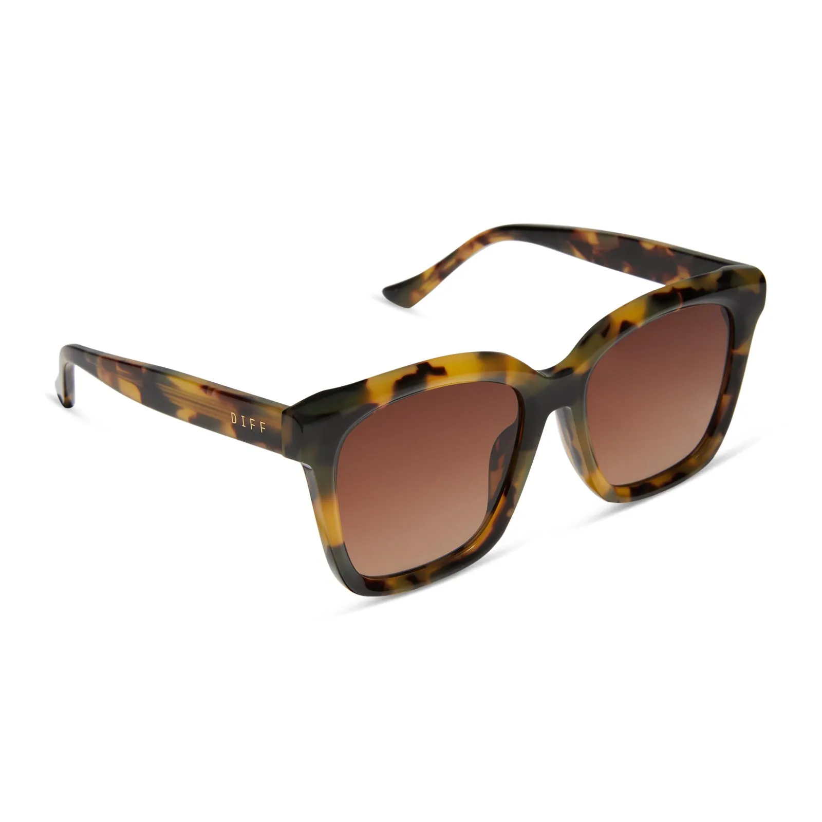 MEREDITH - BROWN KOMBU   BROWN GRADIENT SUNGLASSES