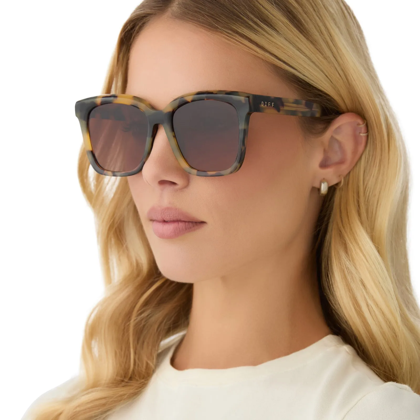 MEREDITH - BROWN KOMBU   BROWN GRADIENT SUNGLASSES